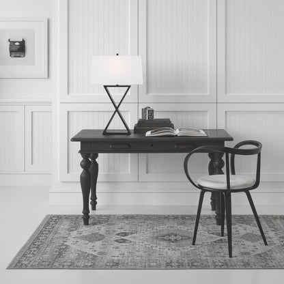 Visual Comfort & Co. Signature Collection Denali Medium Table Lamp - Aged Iron