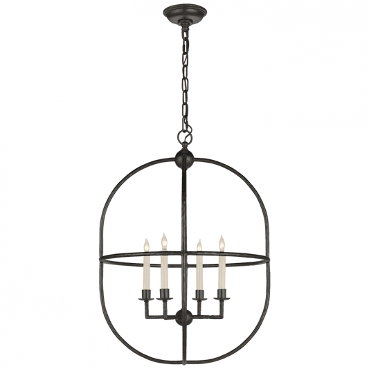 Visual Comfort Signature Desmond Lantern Pendant Aged Iron