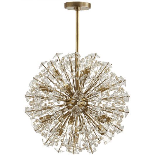 Visual Comfort Signature Dickinson Chandelier Soft Brass