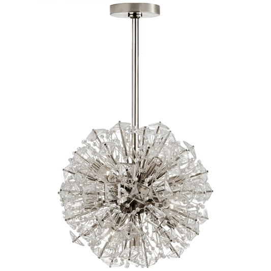 Visual Comfort Signature Dickinson Small Chandelier Polished Nickel