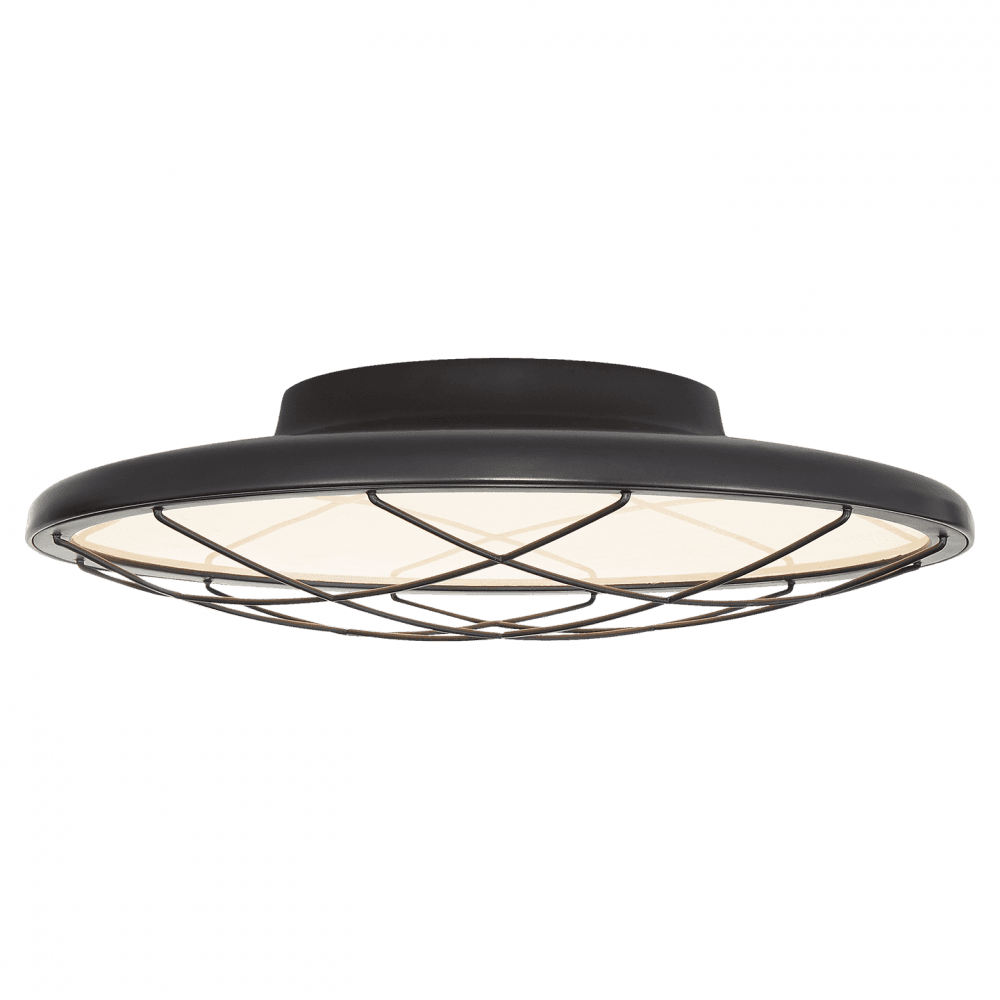 Visual Comfort Signature Dot Flush Mount Matte Black