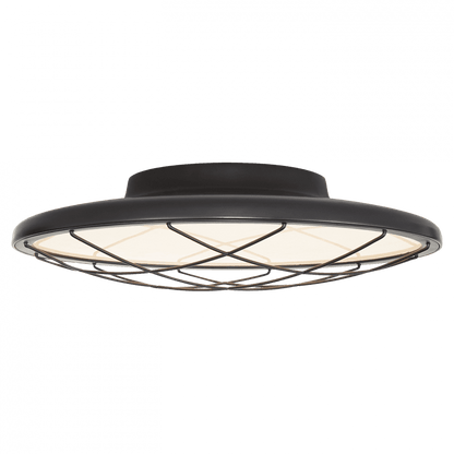 Visual Comfort Signature Dot Flush Mount Matte Black