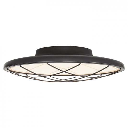 Visual Comfort Signature Dot Flush Mount Matte Black