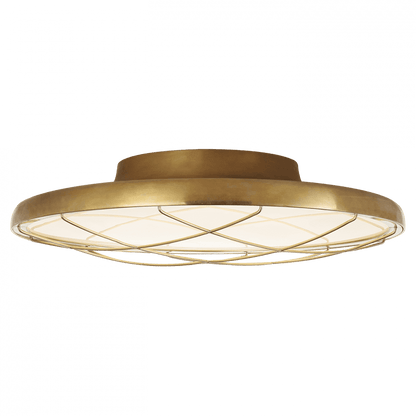 Visual Comfort Signature Dot Flush Mount Natural Brass
