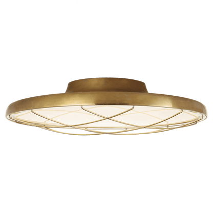 Visual Comfort Signature Dot Flush Mount Natural Brass