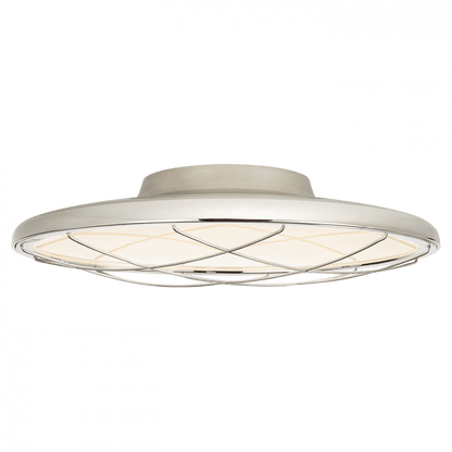 Visual Comfort Signature Dot Flush Mount Polished Nickel