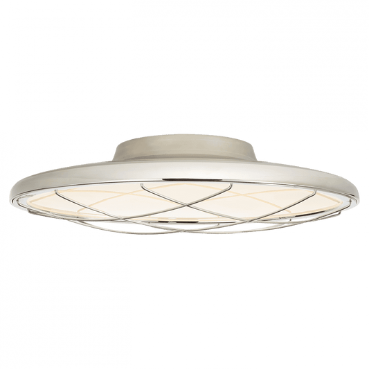 Visual Comfort Signature Dot Flush Mount Polished Nickel