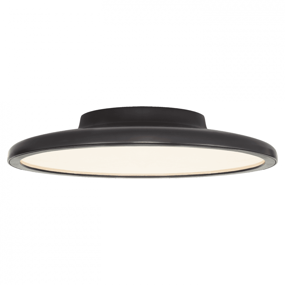 Visual Comfort Signature Dot Flush Mount Matte Black