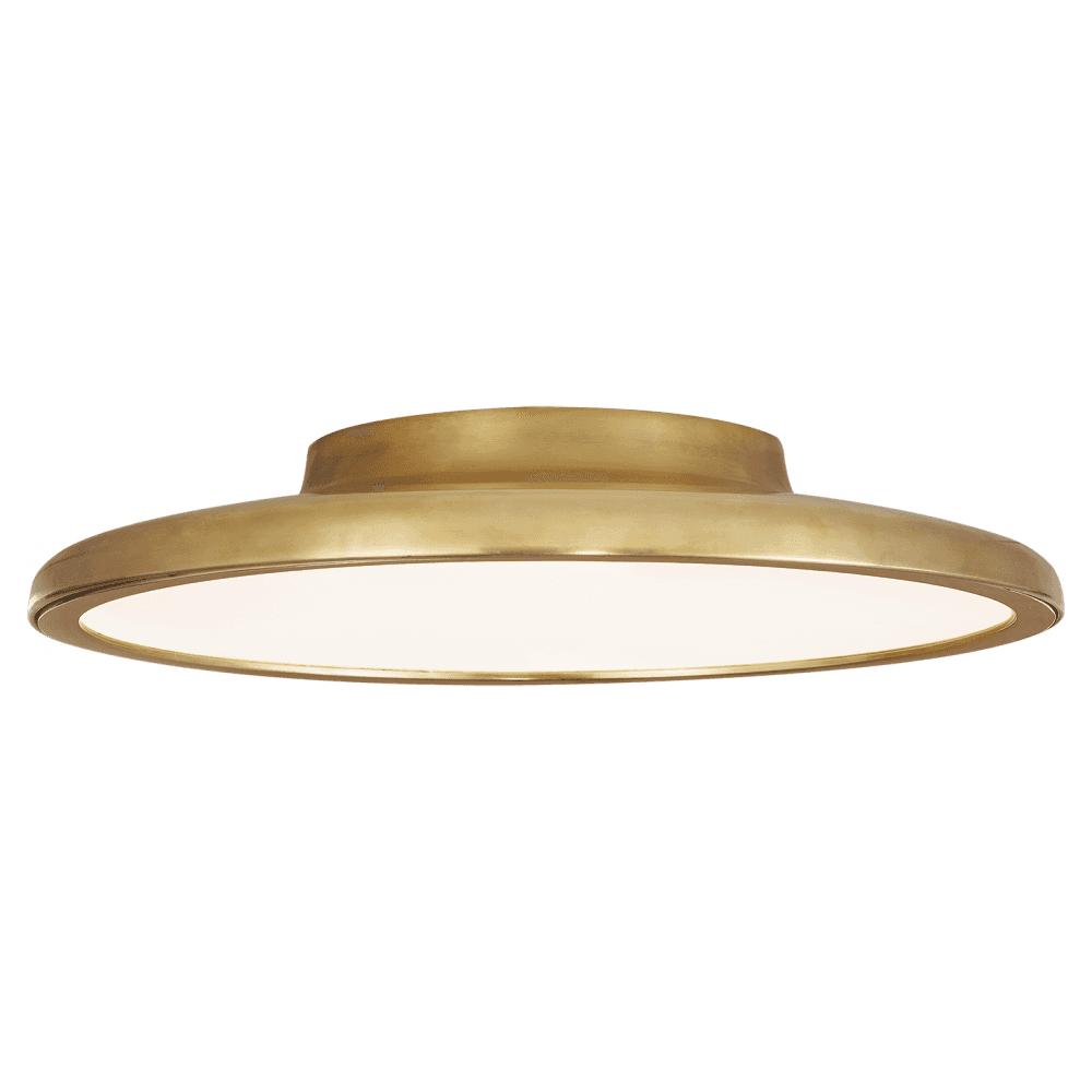Visual Comfort Signature Dot Flush Mount Natural Brass