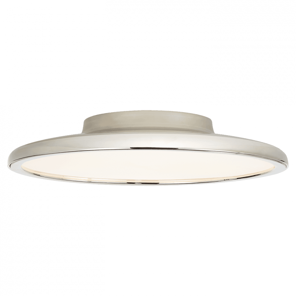 Visual Comfort Signature Dot Flush Mount Polished Nickel