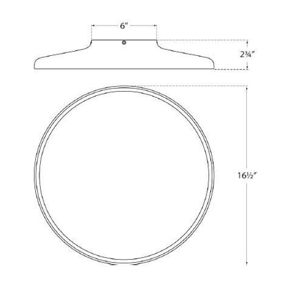 Visual Comfort & Co. Signature Collection Dot Flush Mount