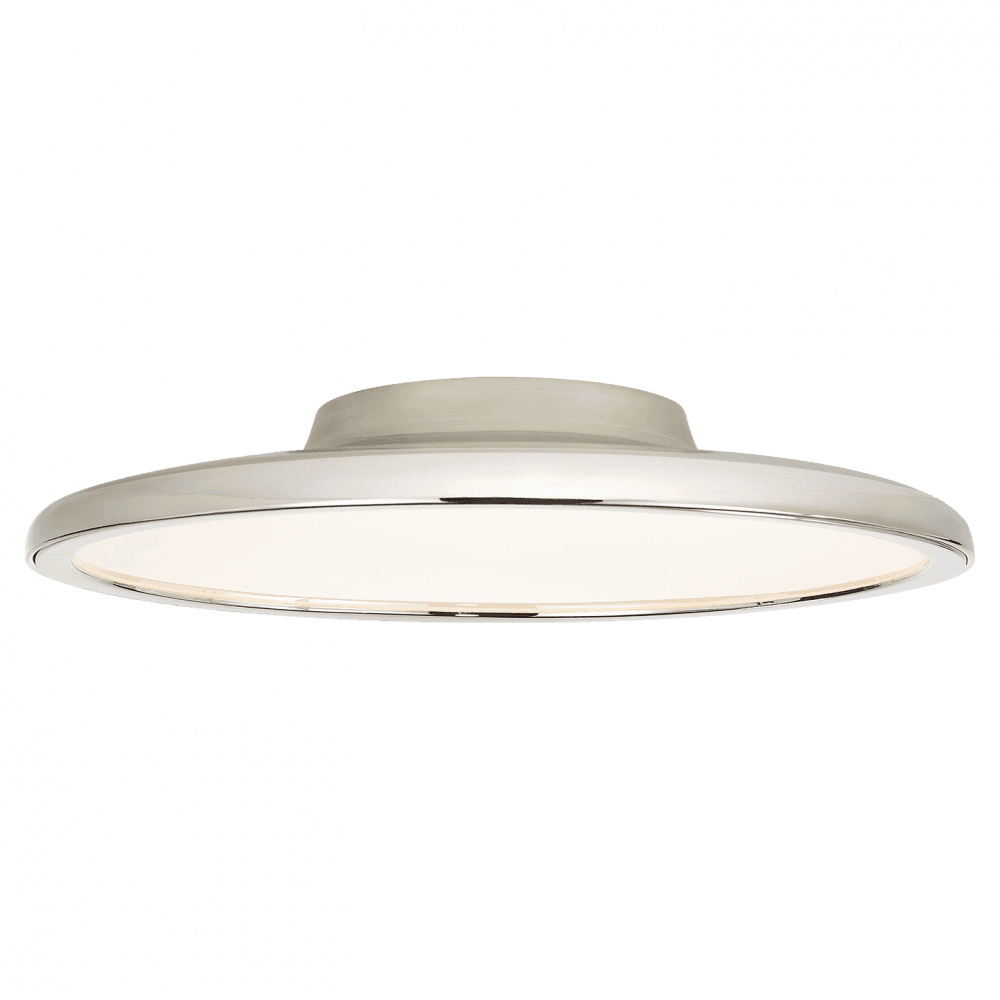 Visual Comfort Signature Dot Flush Mount Polished Nickel