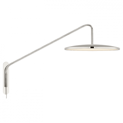 Visual Comfort Signature Dot Wall Sconce With Plug Polished Nickel