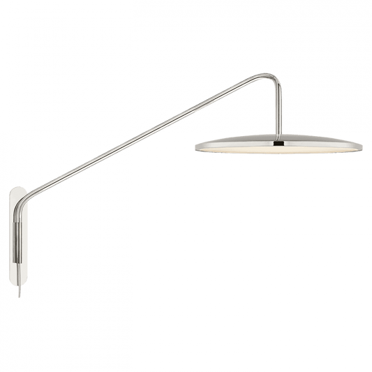 Visual Comfort Signature Dot Wall Sconce With Plug Polished Nickel