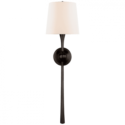 Visual Comfort Signature Dover Large Tail Wall Sconce Aged Iron