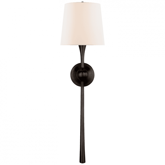 Visual Comfort Signature Dover Large Tail Wall Sconce Aged Iron