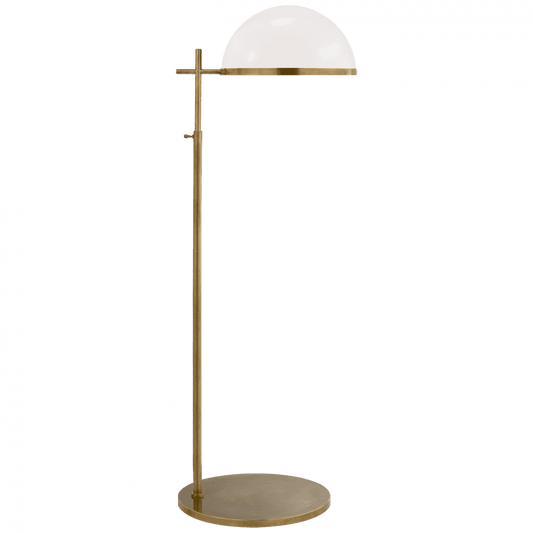 Visual Comfort Signature Dulcet Medium Pharmacy Floor Lamp Antique-Burnished Brass