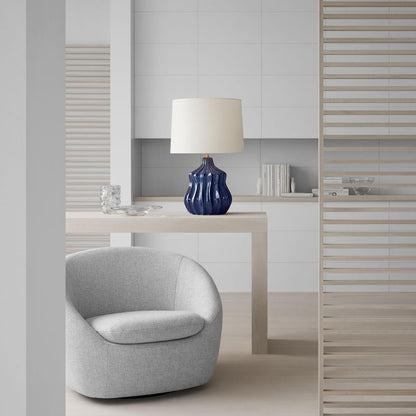 Visual Comfort & Co. Signature Collection Ebb Large Table Lamp - Mixed Blue Brown