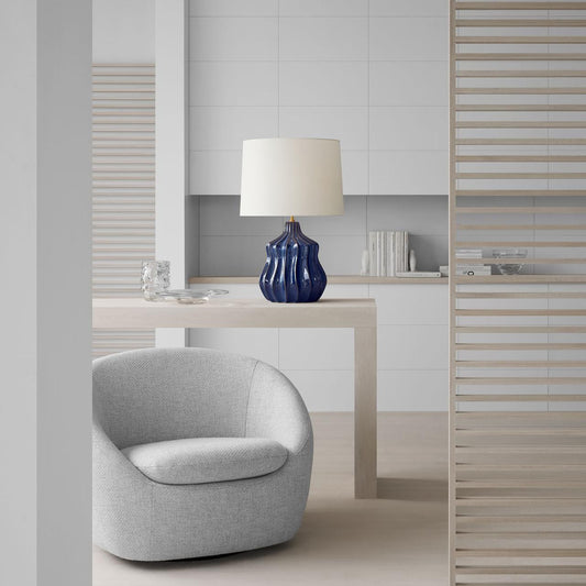 Visual Comfort & Co. Signature Collection Ebb Large Table Lamp - Mixed Blue Brown