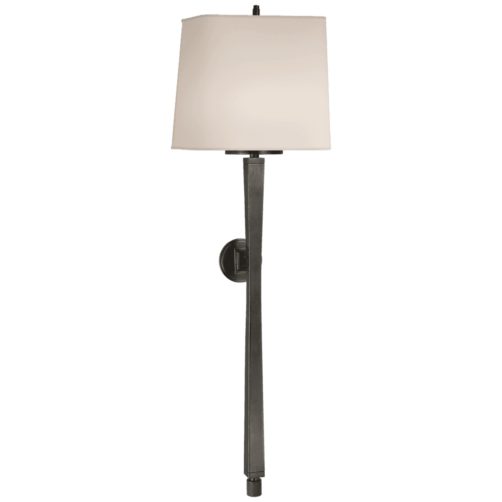 Visual Comfort Signature Edie Baluster Baluster Sconce Bronze with Antique Brass