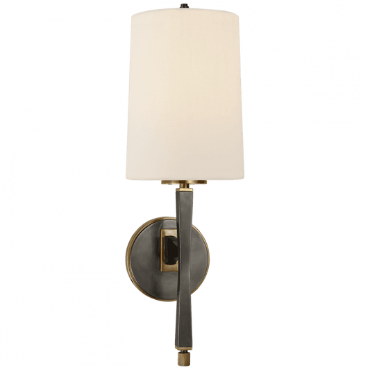Visual Comfort Signature Edie Wall Sconce Bronze with Antique Brass