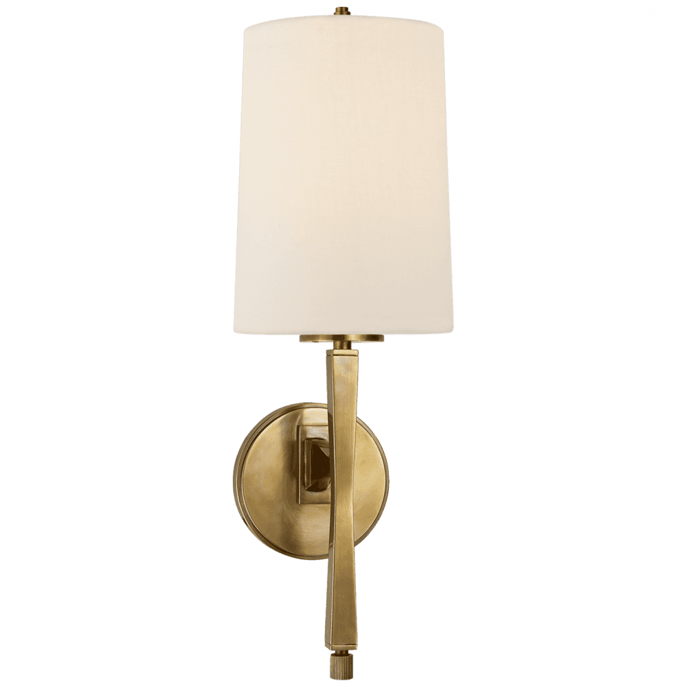 Visual Comfort Signature Edie Wall Sconce Hand-Rubbed Antique Brass