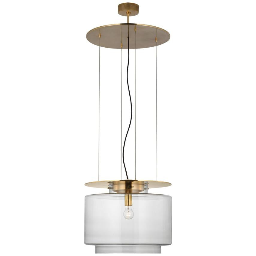 Visual Comfort & Co. Signature Collection Elias 20" Floating Pendant, Visual Comfort & Co. Signature Collection RB 5082AB-CG DDE9L