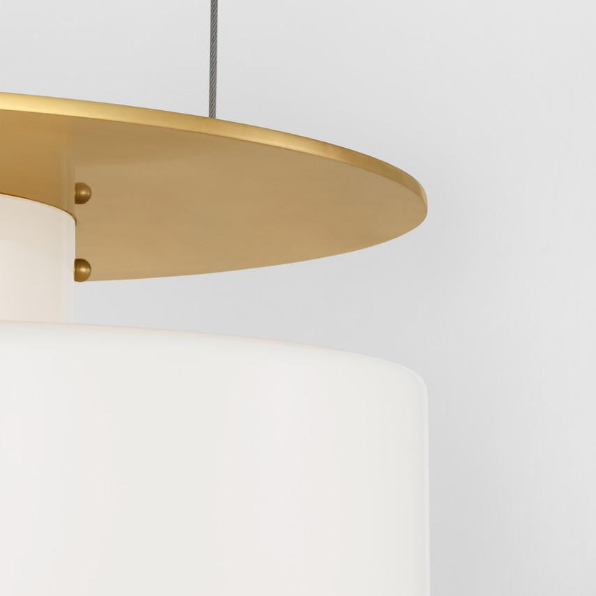 Visual Comfort & Co. Signature Collection Elias 20" Floating Pendant, Visual Comfort & Co. Signature Collection RB 5082AB-WG N1X5J