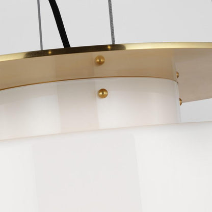 Visual Comfort & Co. Signature Collection Elias 20" Floating Pendant, Visual Comfort & Co. Signature Collection RB 5082AB-WG N1X5J