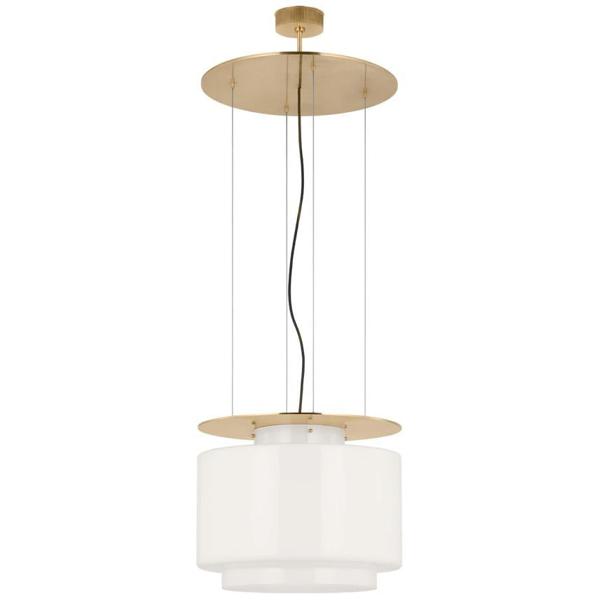 Visual Comfort & Co. Signature Collection Elias 20" Floating Pendant, Visual Comfort & Co. Signature Collection RB 5082AB-WG N1X5J