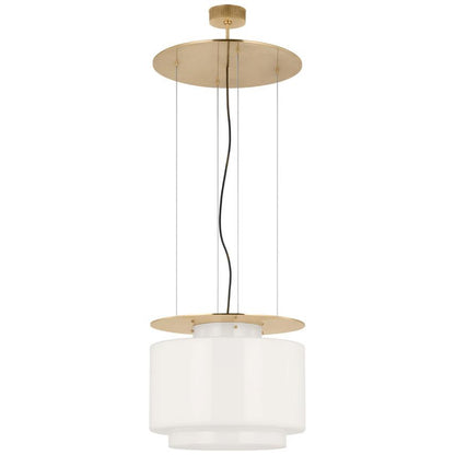 Visual Comfort & Co. Signature Collection Elias 20" Floating Pendant, Visual Comfort & Co. Signature Collection RB 5082AB-WG N1X5J