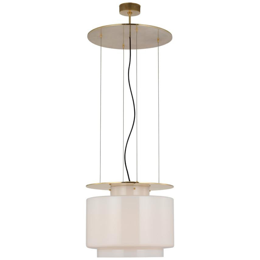 Visual Comfort & Co. Signature Collection Elias 20" Floating Pendant, Visual Comfort & Co. Signature Collection RB 5082AB-WG N1X5J