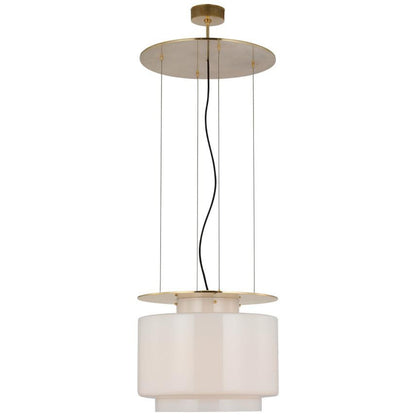 Visual Comfort & Co. Signature Collection Elias 20" Floating Pendant, Visual Comfort & Co. Signature Collection RB 5082AB-WG N1X5J