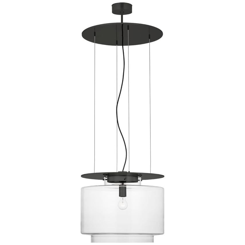 Visual Comfort & Co. Signature Collection Elias 20" Floating Pendant, Visual Comfort & Co. Signature Collection RB 5082BZ-CG N1X5K