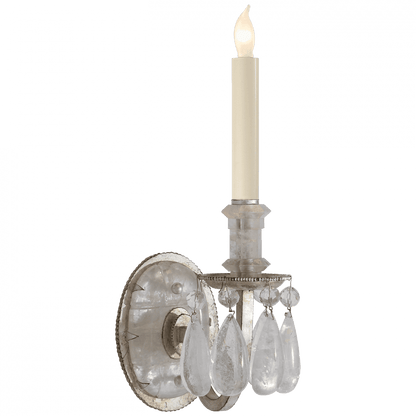 Visual Comfort Signature Elizabeth Wall Sconce Burnished Silver Leaf
