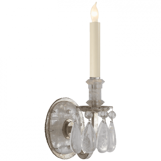 Visual Comfort Signature Elizabeth Wall Sconce Burnished Silver Leaf