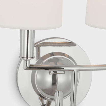 Visual Comfort & Co. Signature Collection Elkins Double Sconce, Visual Comfort & Co. Signature Collection TOB 2068PN-L DD8DM