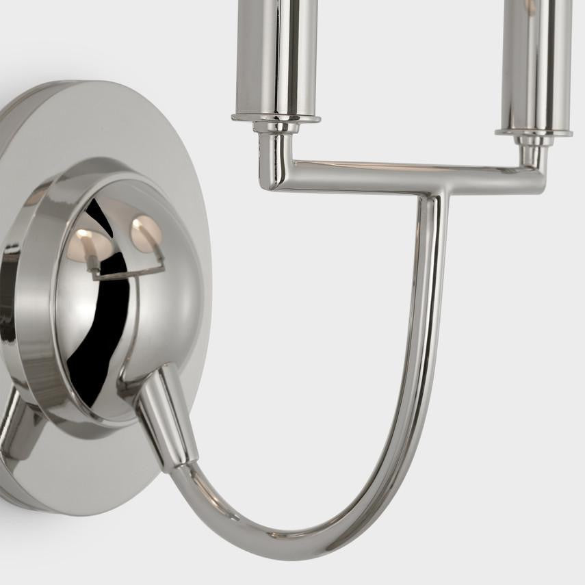 Visual Comfort & Co. Signature Collection Elkins Double Sconce, Visual Comfort & Co. Signature Collection TOB 2068PN-L DD8DM