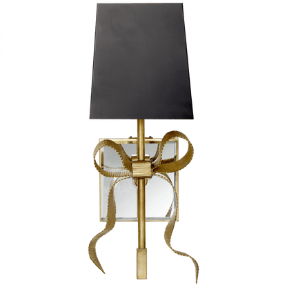 Visual Comfort Signature Ellery Gros-Grain Bow Wall Sconce Soft Brass