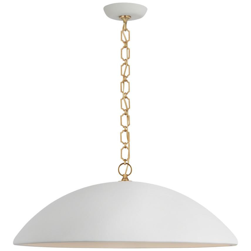 Visual Comfort Signature Elliot Grande Pendant Matte White