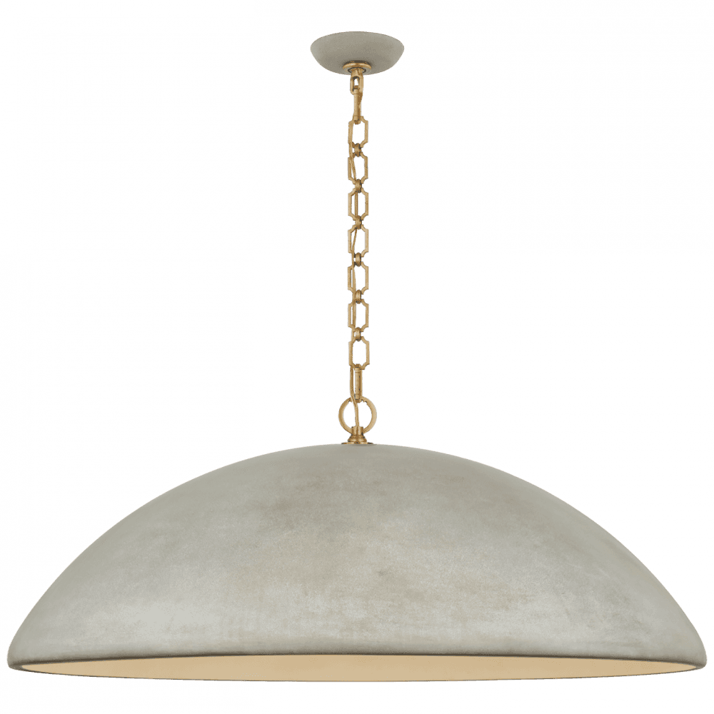 Visual Comfort Signature Elliot Portland Oversized Pendant Portland Gray
