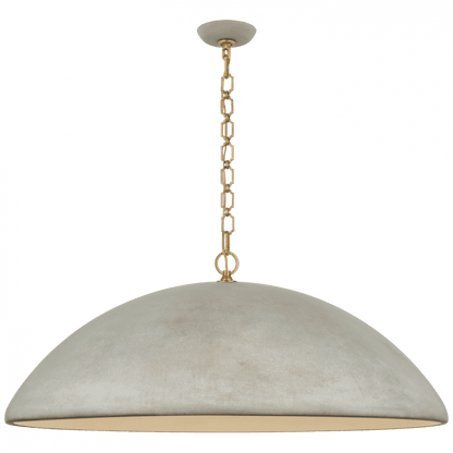 Visual Comfort Signature Elliot Portland Oversized Pendant Portland Gray