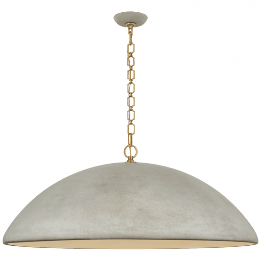 Visual Comfort Signature Elliot Portland Oversized Pendant Portland Gray