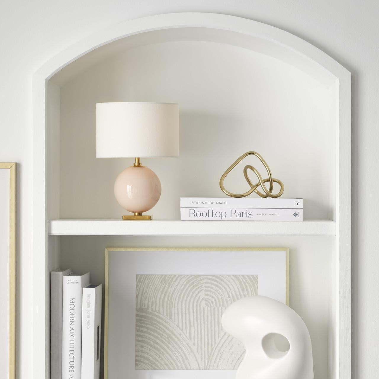 Visual Comfort & Co. Signature Collection Elsie 12" Cordless Accent Lamp, Visual Comfort & Co. Signature Collection KS 3008BLS-L-CL D9CML