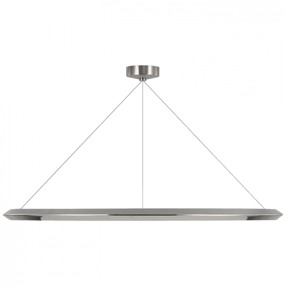 Visual Comfort Signature Encircle Ring Chandelier Polished Nickel