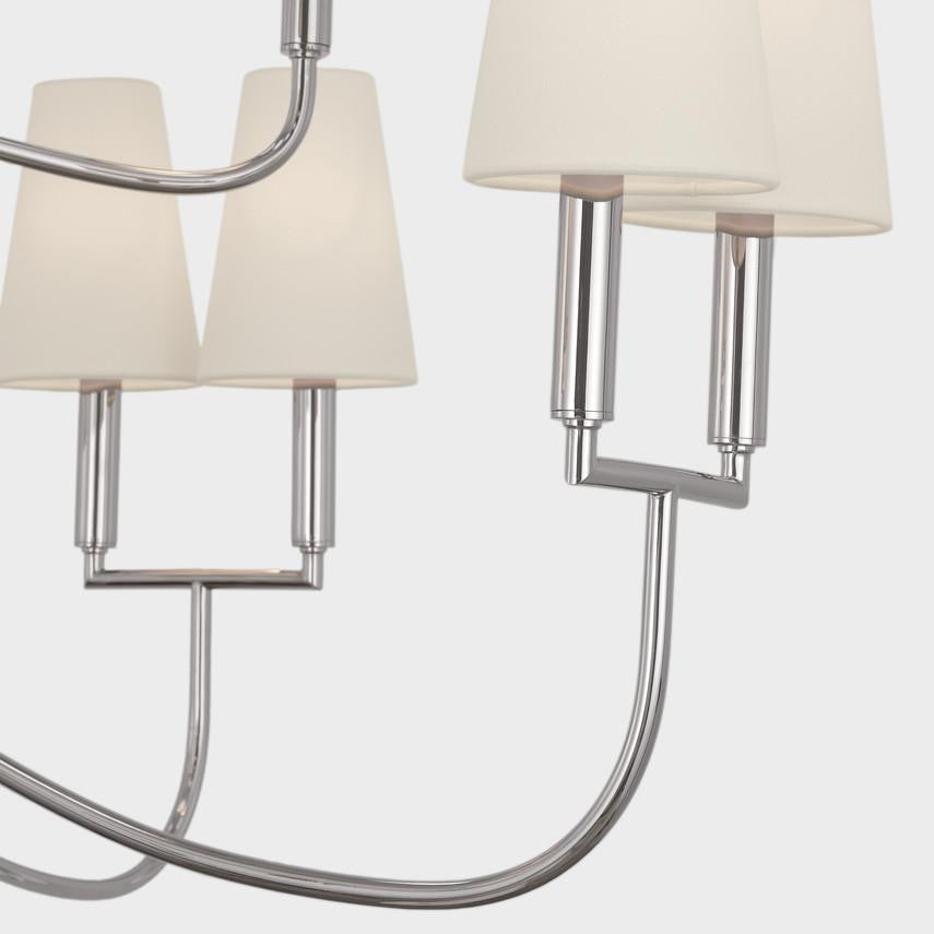 Visual Comfort & Co. Signature Collection Farlane Large Chandelier, Visual Comfort & Co. Signature Collection TOB 5017PN-L DDDCR