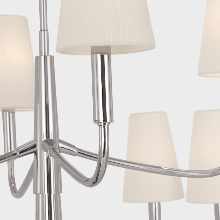 Visual Comfort & Co. Signature Collection Farlane Large Chandelier, Visual Comfort & Co. Signature Collection TOB 5017PN-L DDDCR
