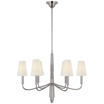 Visual Comfort Signature Farlane Small Chandelier Polished Nickel