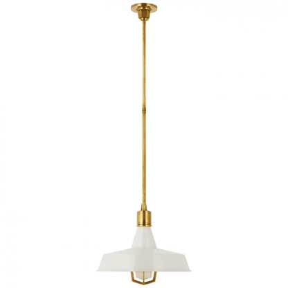 Visual Comfort Signature Fitz Large Pendant Hand-Rubbed Antique Brass