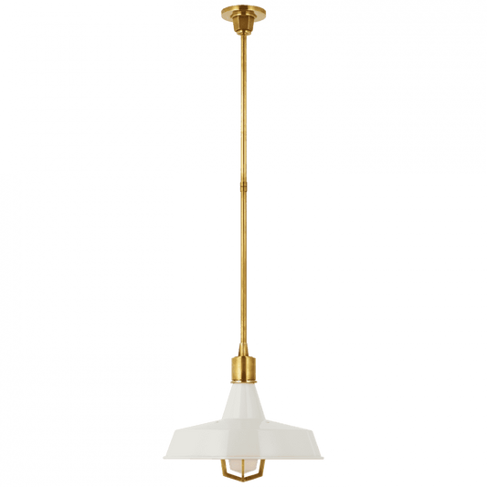 Visual Comfort Signature Fitz Large Pendant Hand-Rubbed Antique Brass